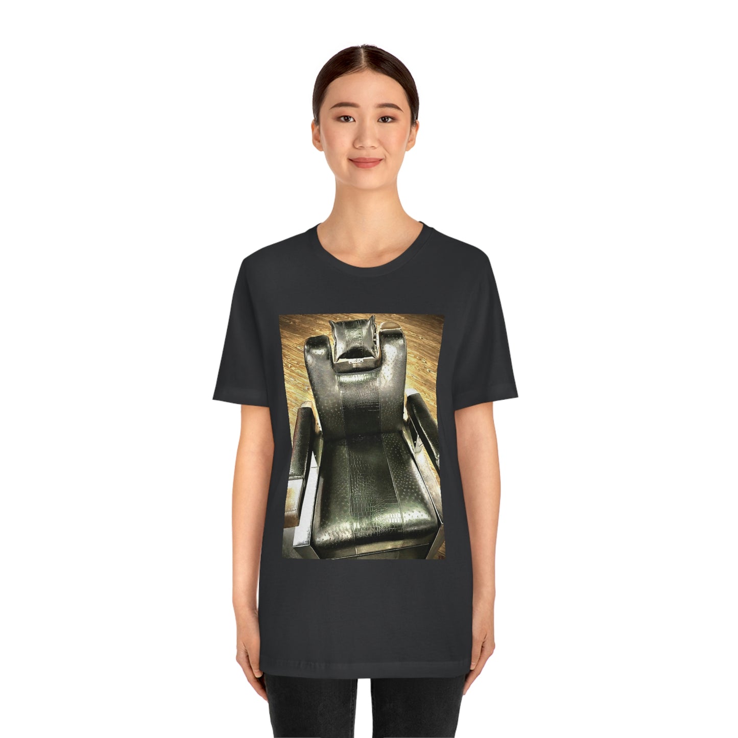 Unisex Short Sleeve Barber Chair Tee