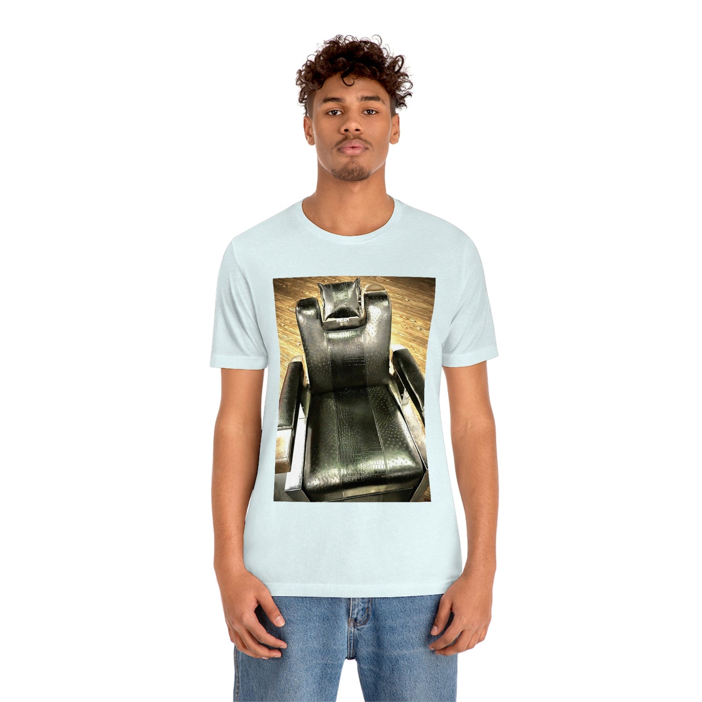 Unisex Short Sleeve Barber Chair Tee