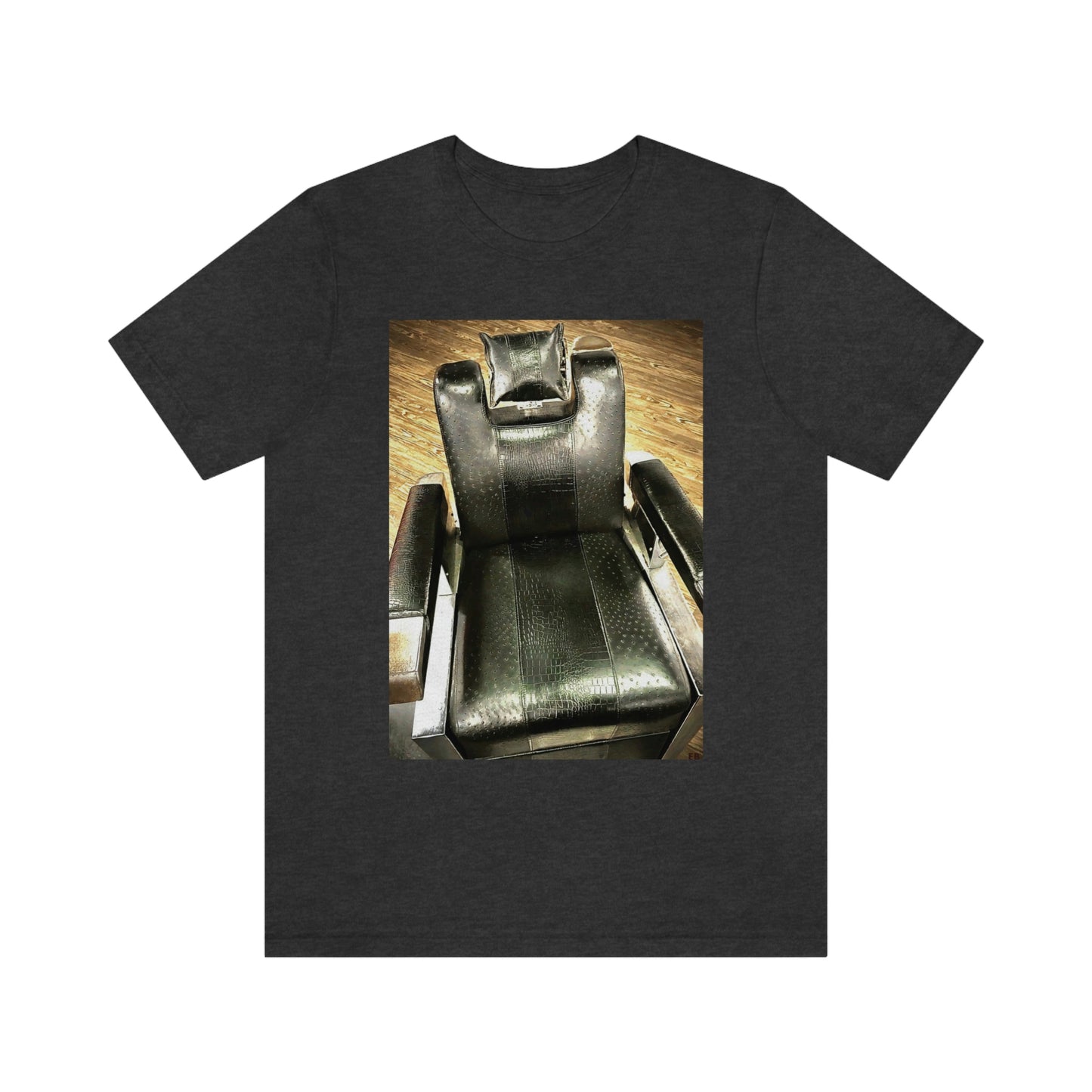 Unisex Short Sleeve Barber Chair Tee