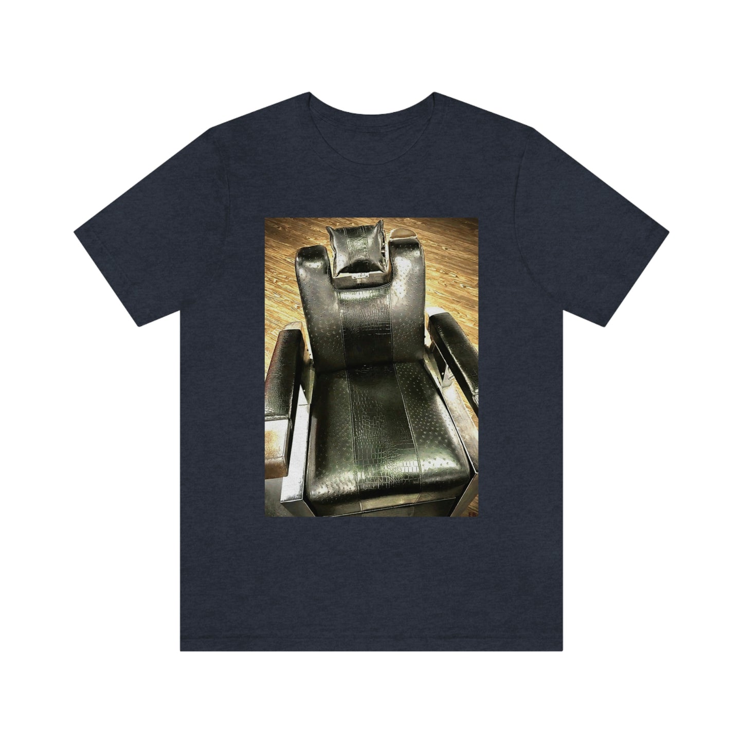 Unisex Short Sleeve Barber Chair Tee