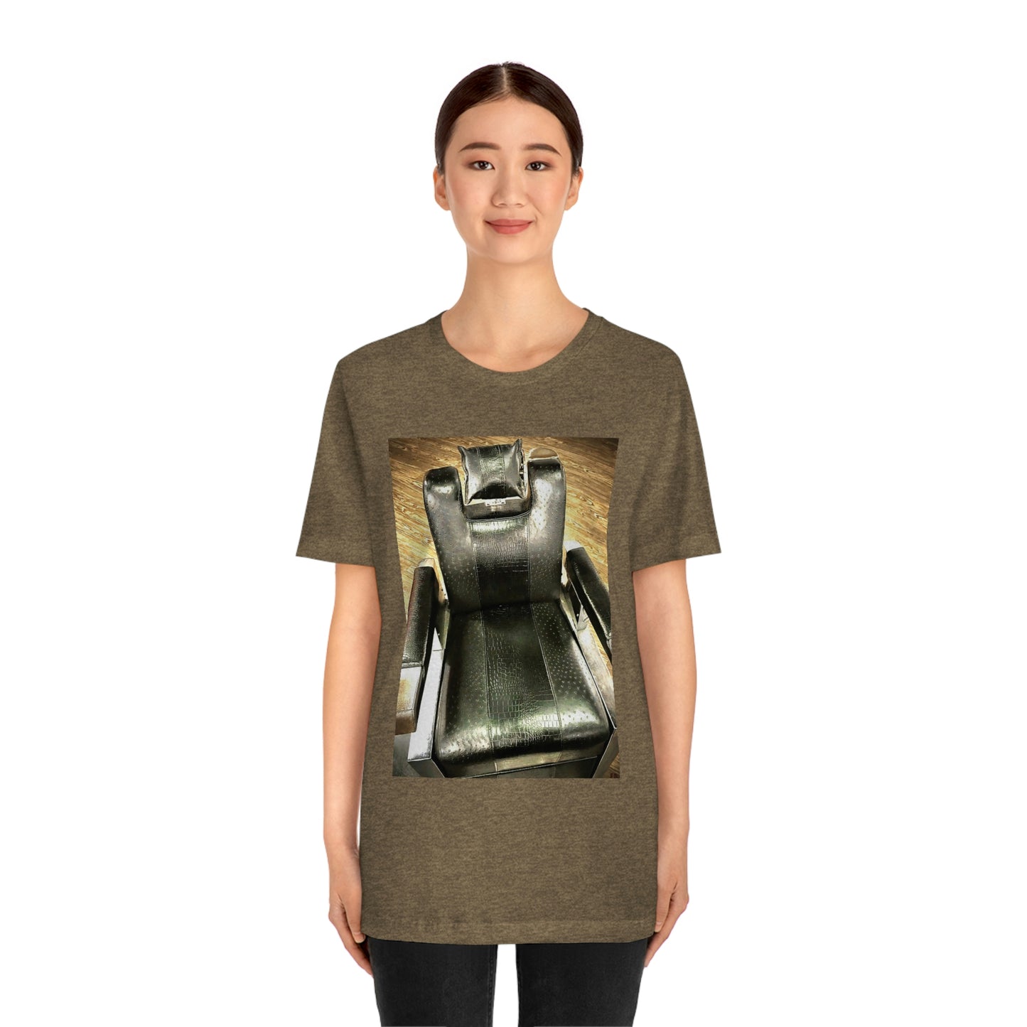 Unisex Short Sleeve Barber Chair Tee