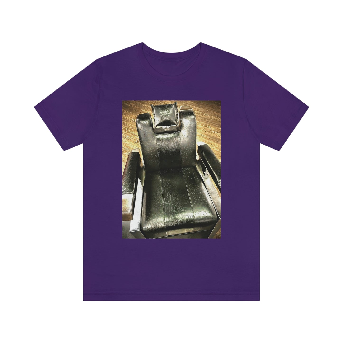 Unisex Short Sleeve Barber Chair Tee