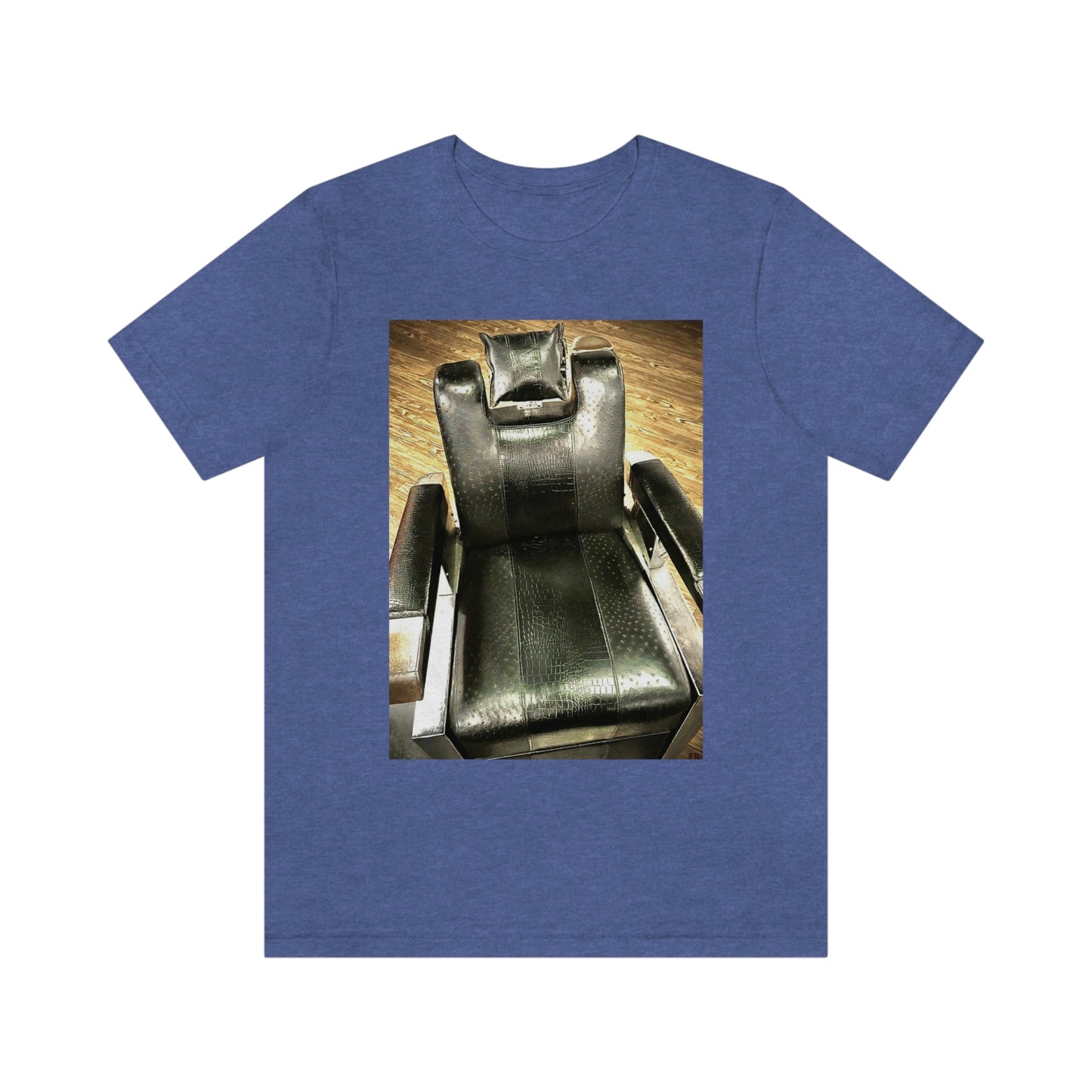 Unisex Short Sleeve Barber Chair Tee