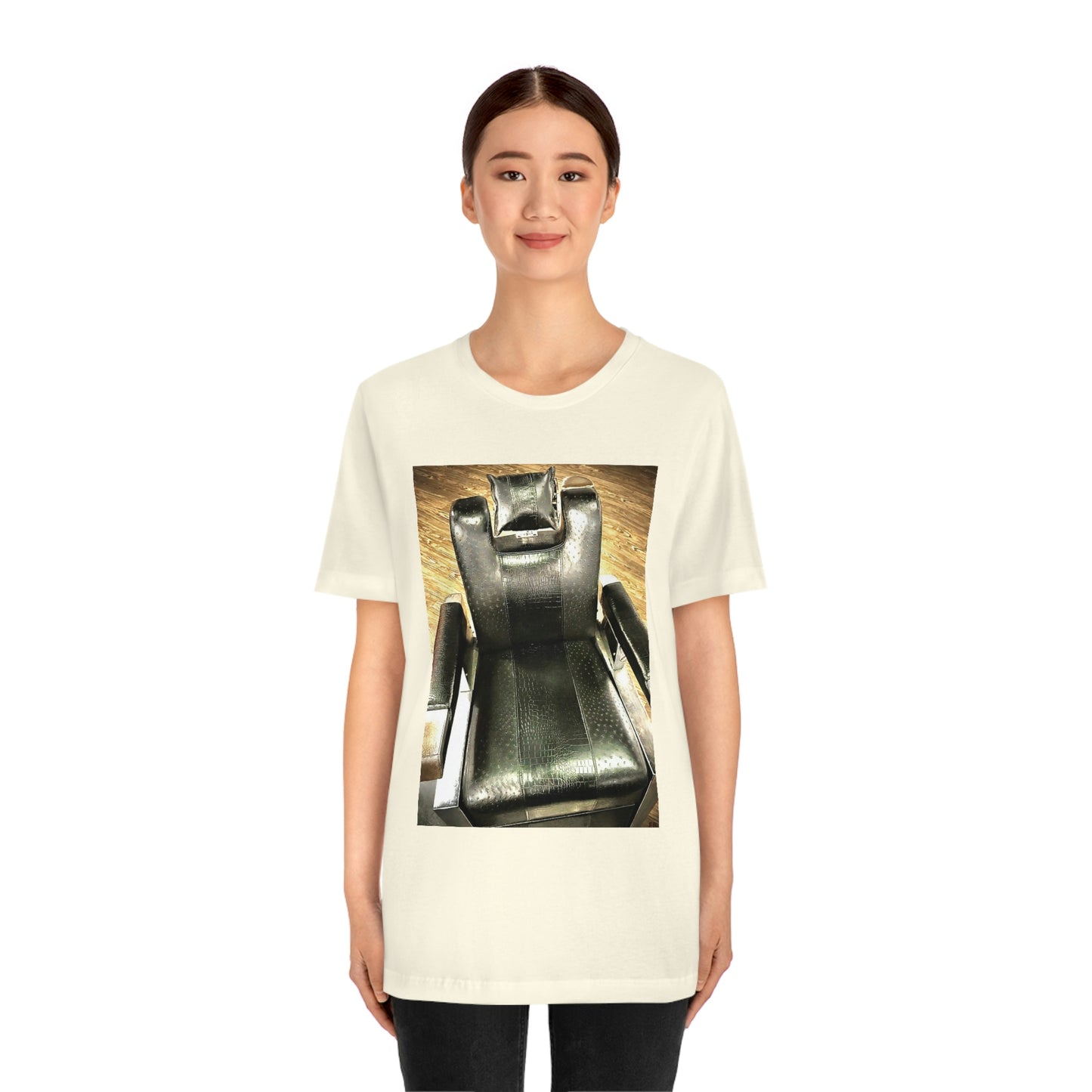 Unisex Short Sleeve Barber Chair Tee