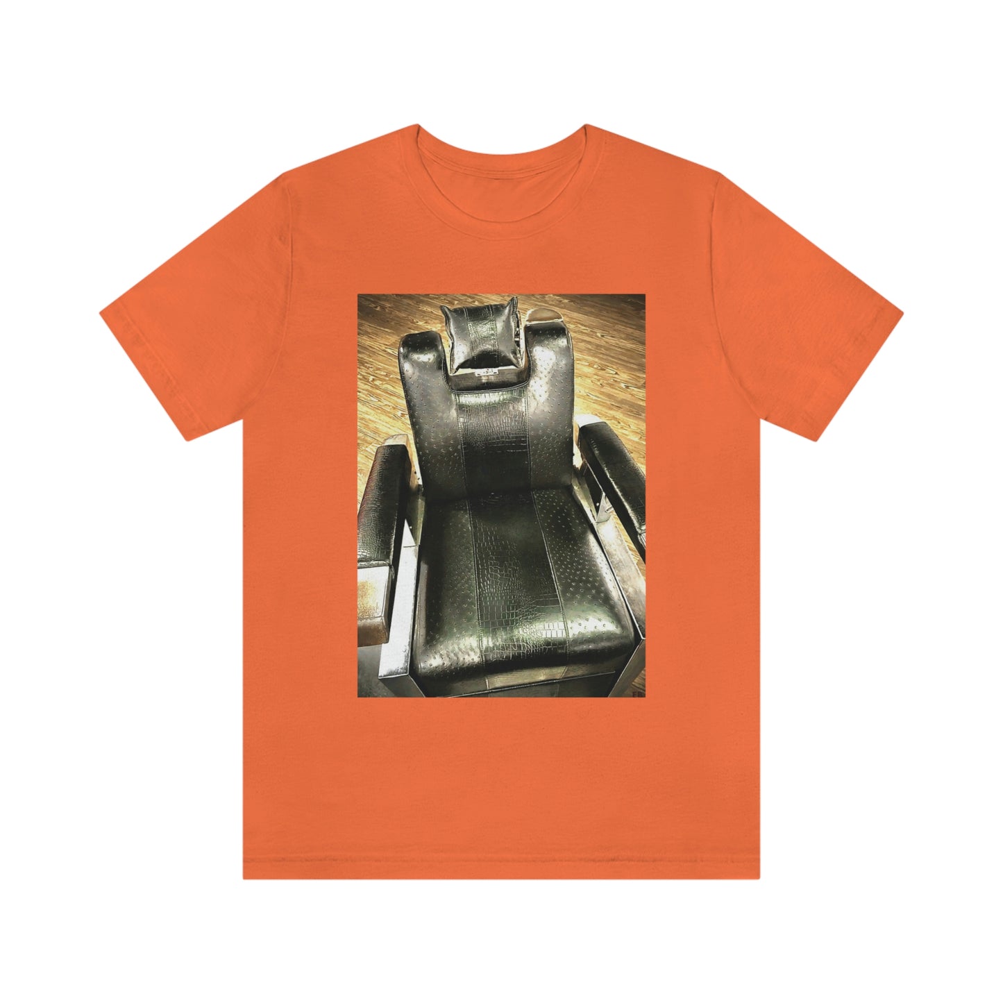 Unisex Short Sleeve Barber Chair Tee