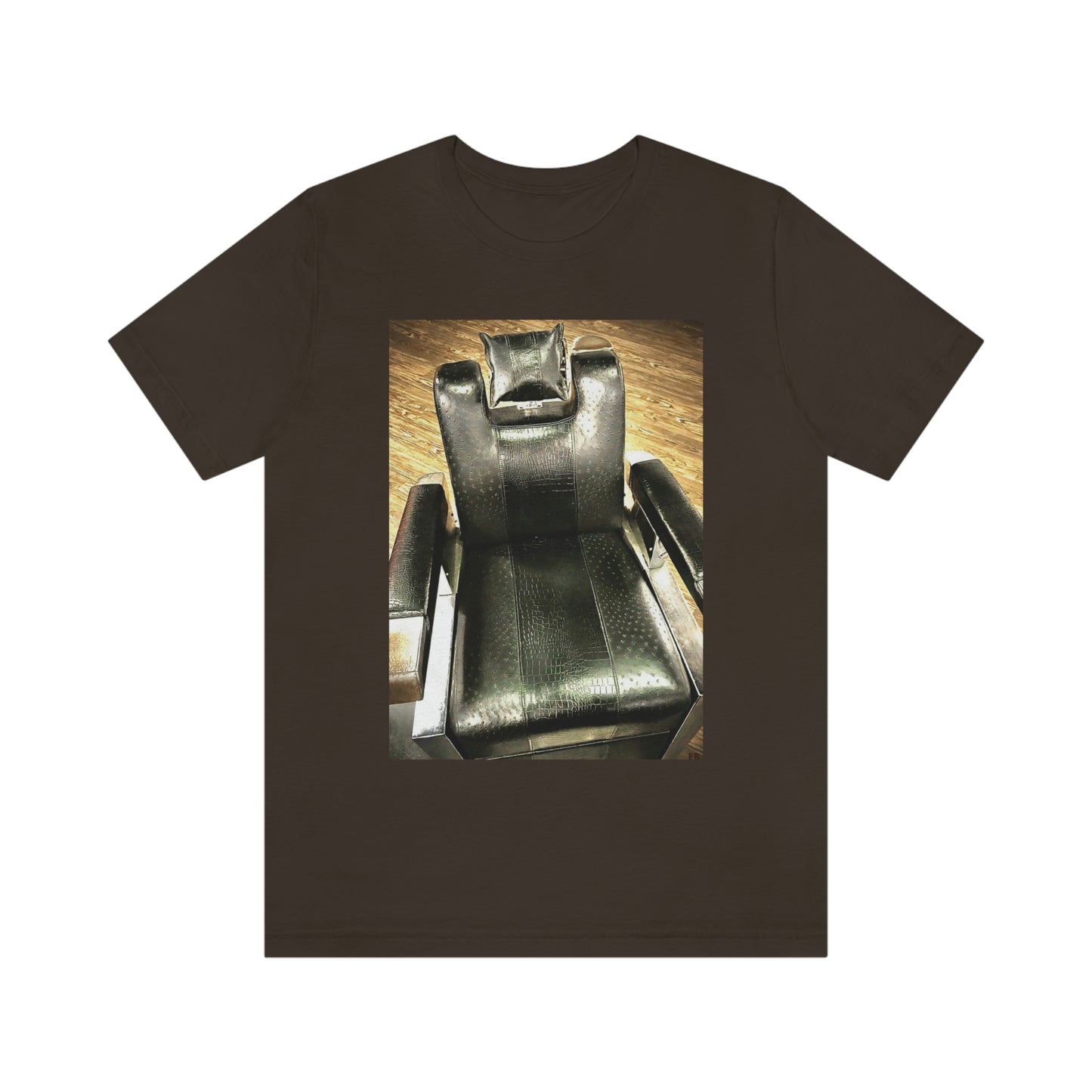 Unisex Short Sleeve Barber Chair Tee