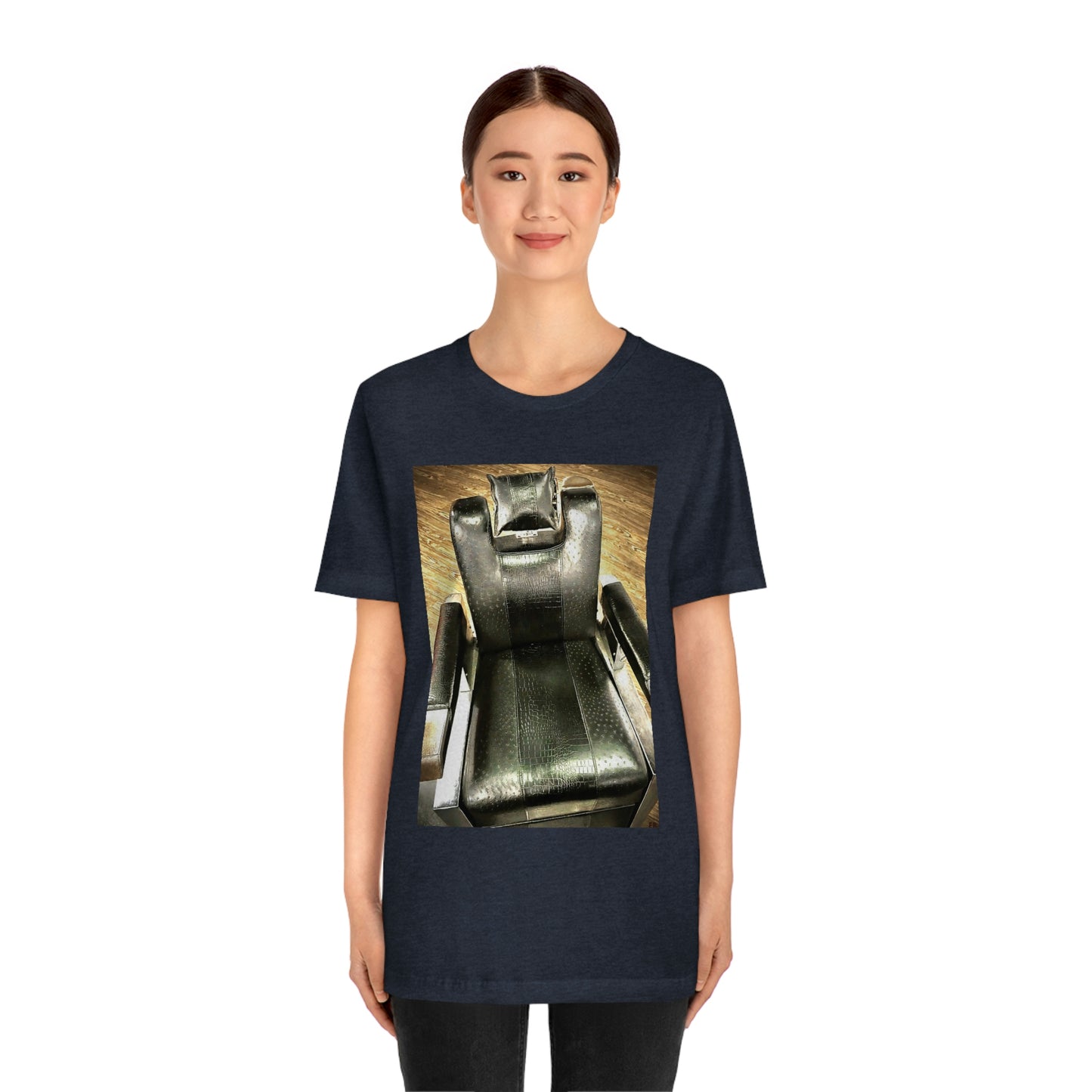 Unisex Short Sleeve Barber Chair Tee