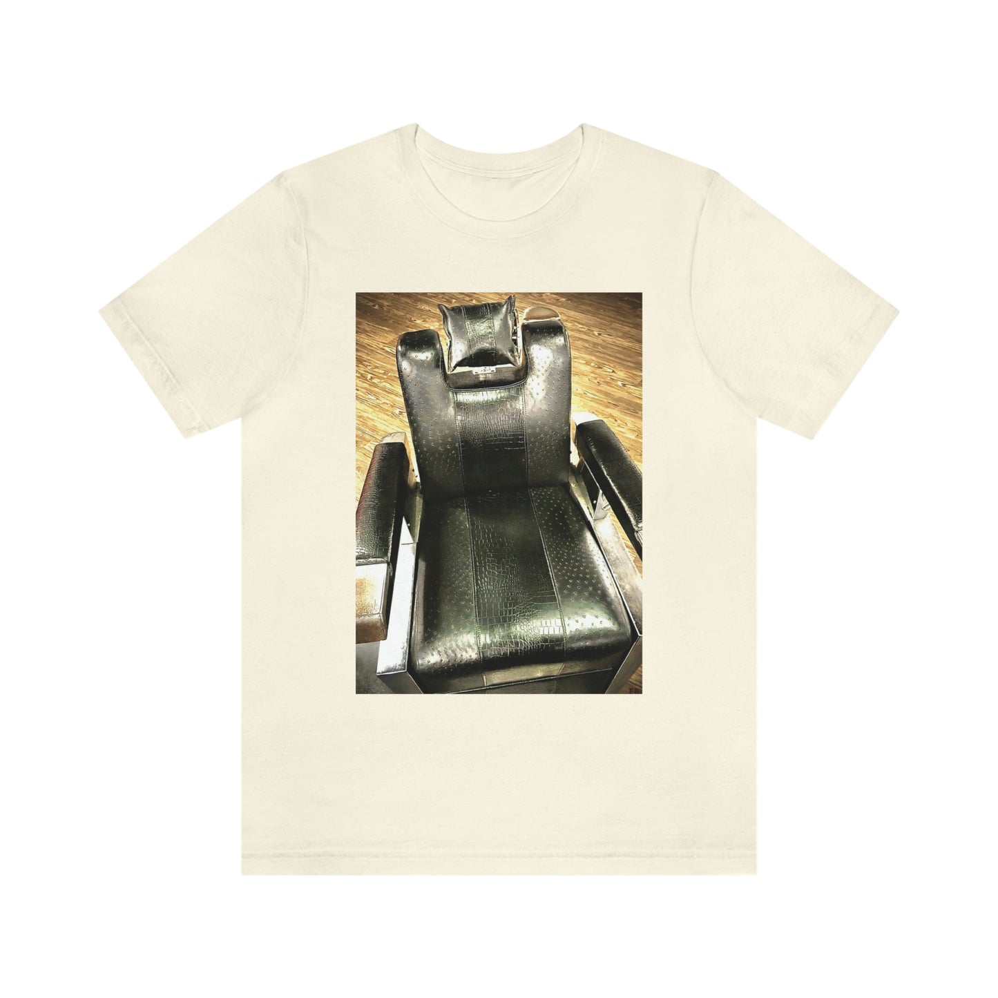 Unisex Short Sleeve Barber Chair Tee