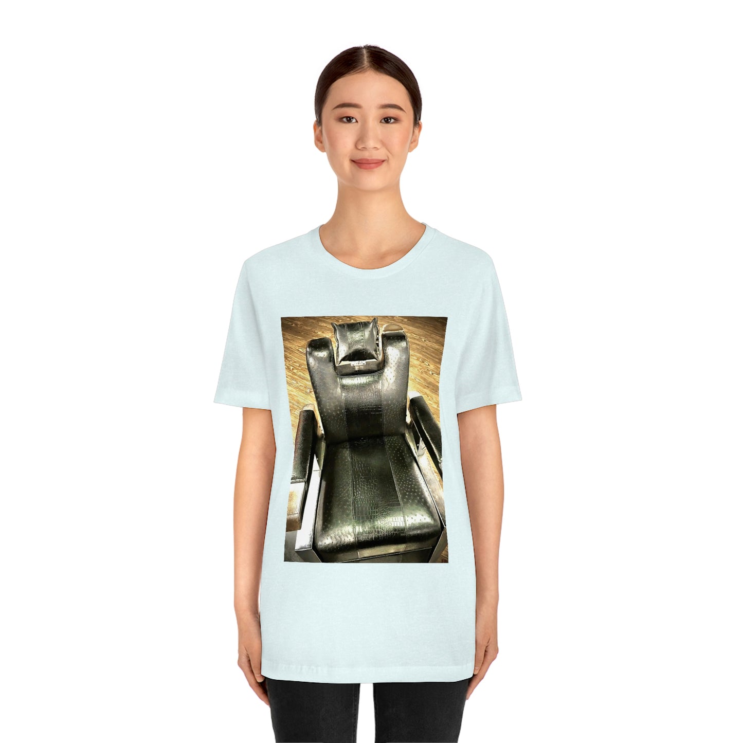 Unisex Short Sleeve Barber Chair Tee