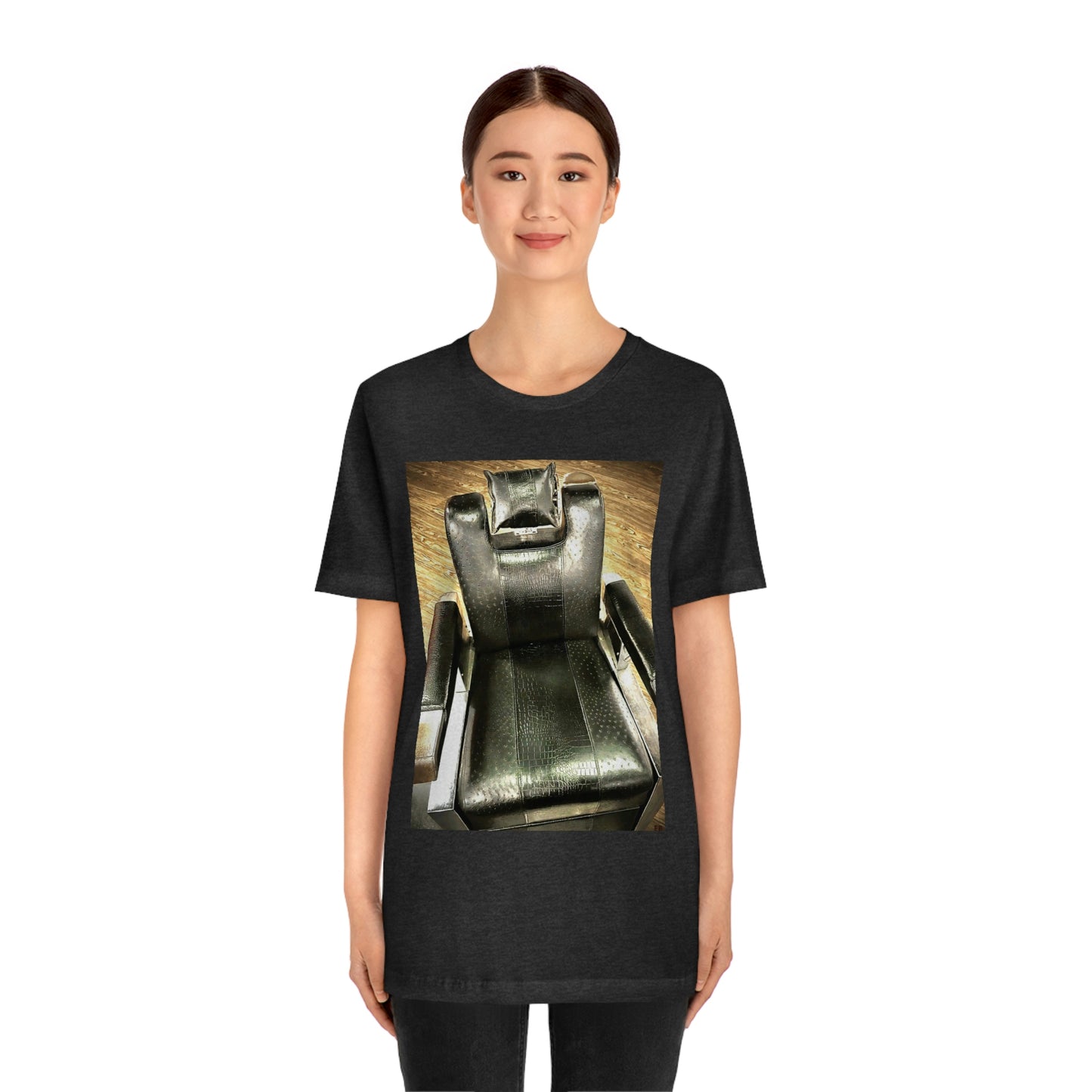 Unisex Short Sleeve Barber Chair Tee