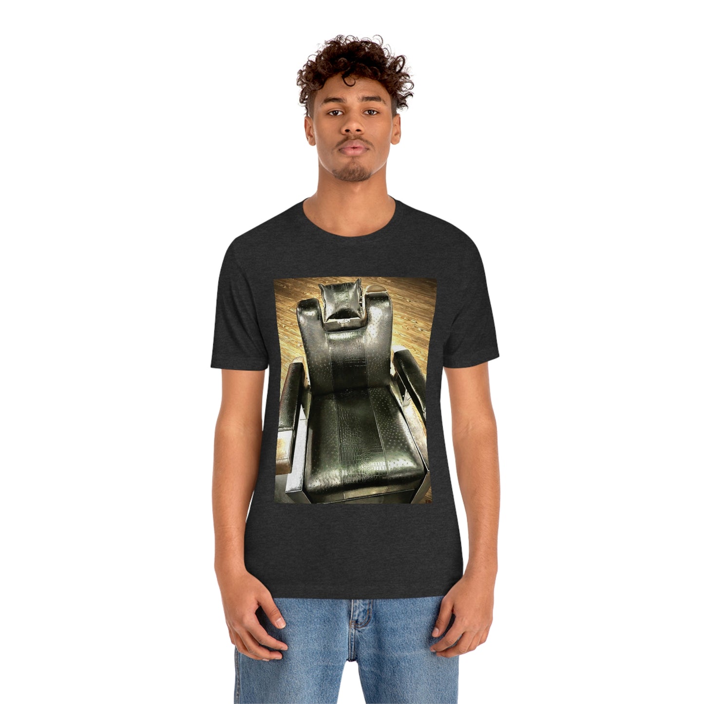 Unisex Short Sleeve Barber Chair Tee