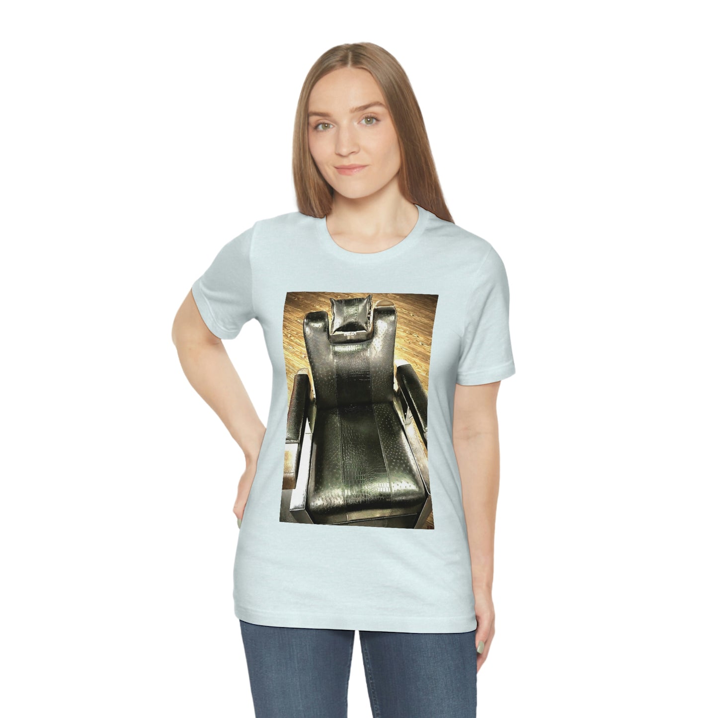 Unisex Short Sleeve Barber Chair Tee