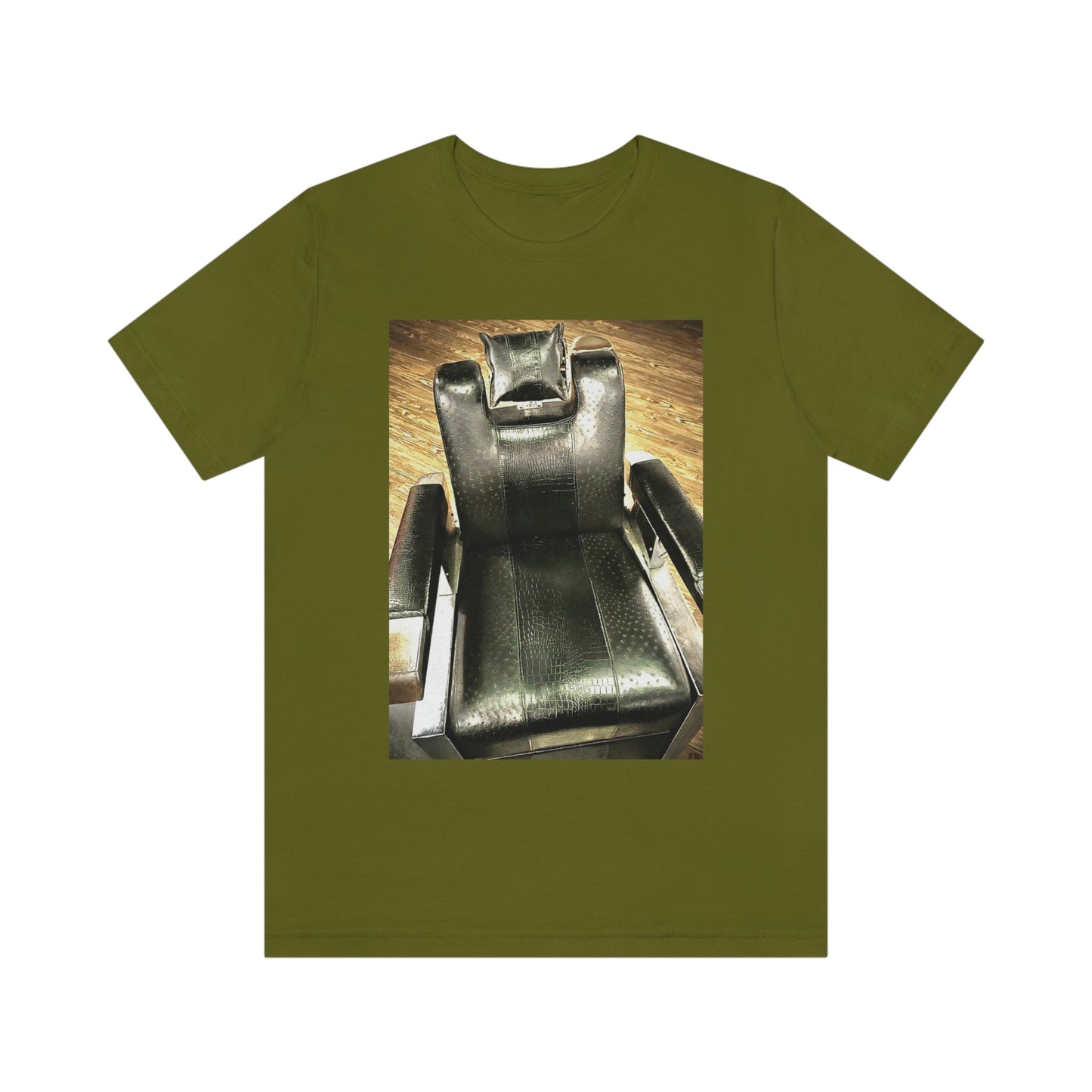 Unisex Short Sleeve Barber Chair Tee