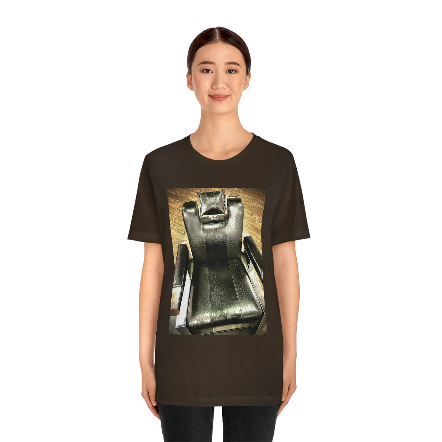 Unisex Short Sleeve Barber Chair Tee