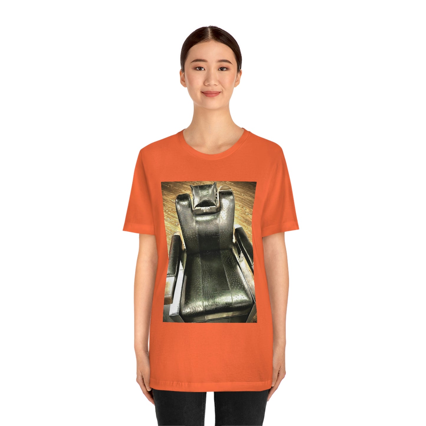 Unisex Short Sleeve Barber Chair Tee
