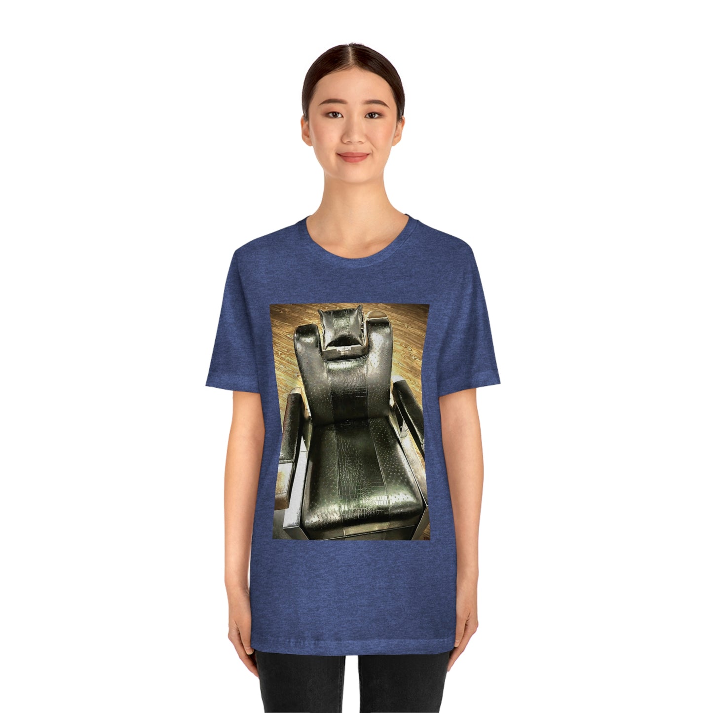 Unisex Short Sleeve Barber Chair Tee