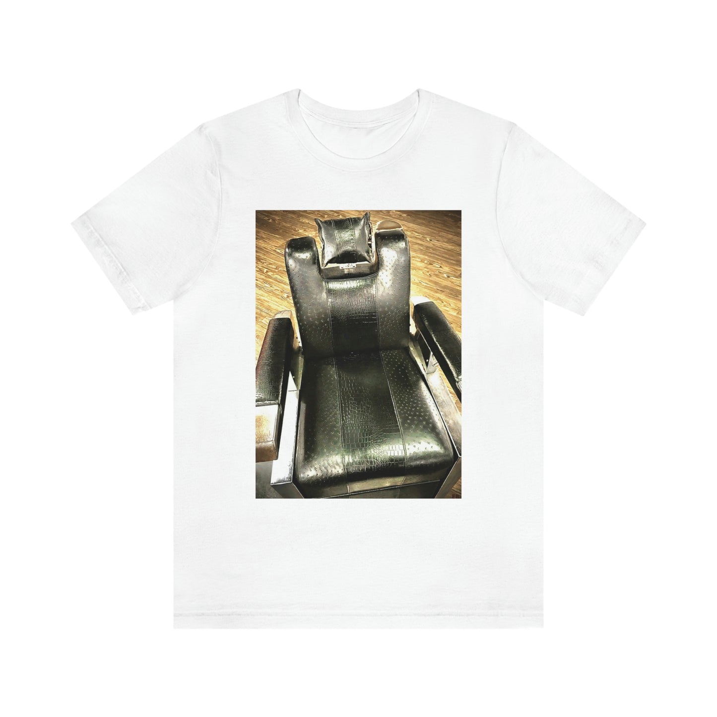 Unisex Short Sleeve Barber Chair Tee